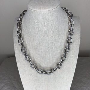 Carolyn Pollack bold oval link necklace 18”